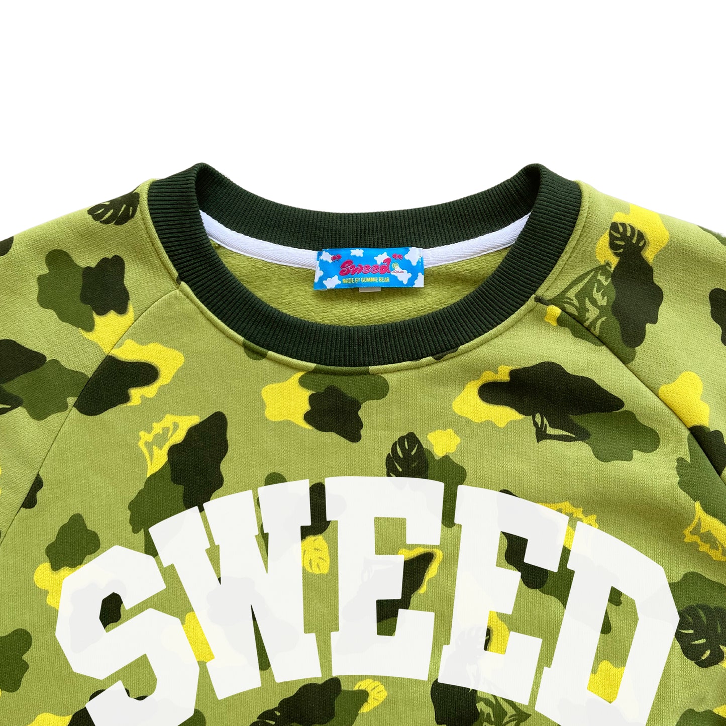 * SWEED COLLEGE CAMO SWEAT SHIRT