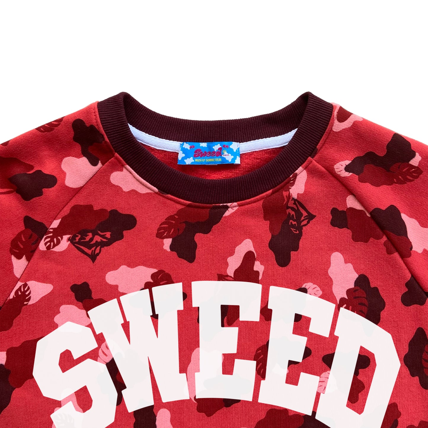 * SWEED COLLEGE CAMO SWEAT SHIRT